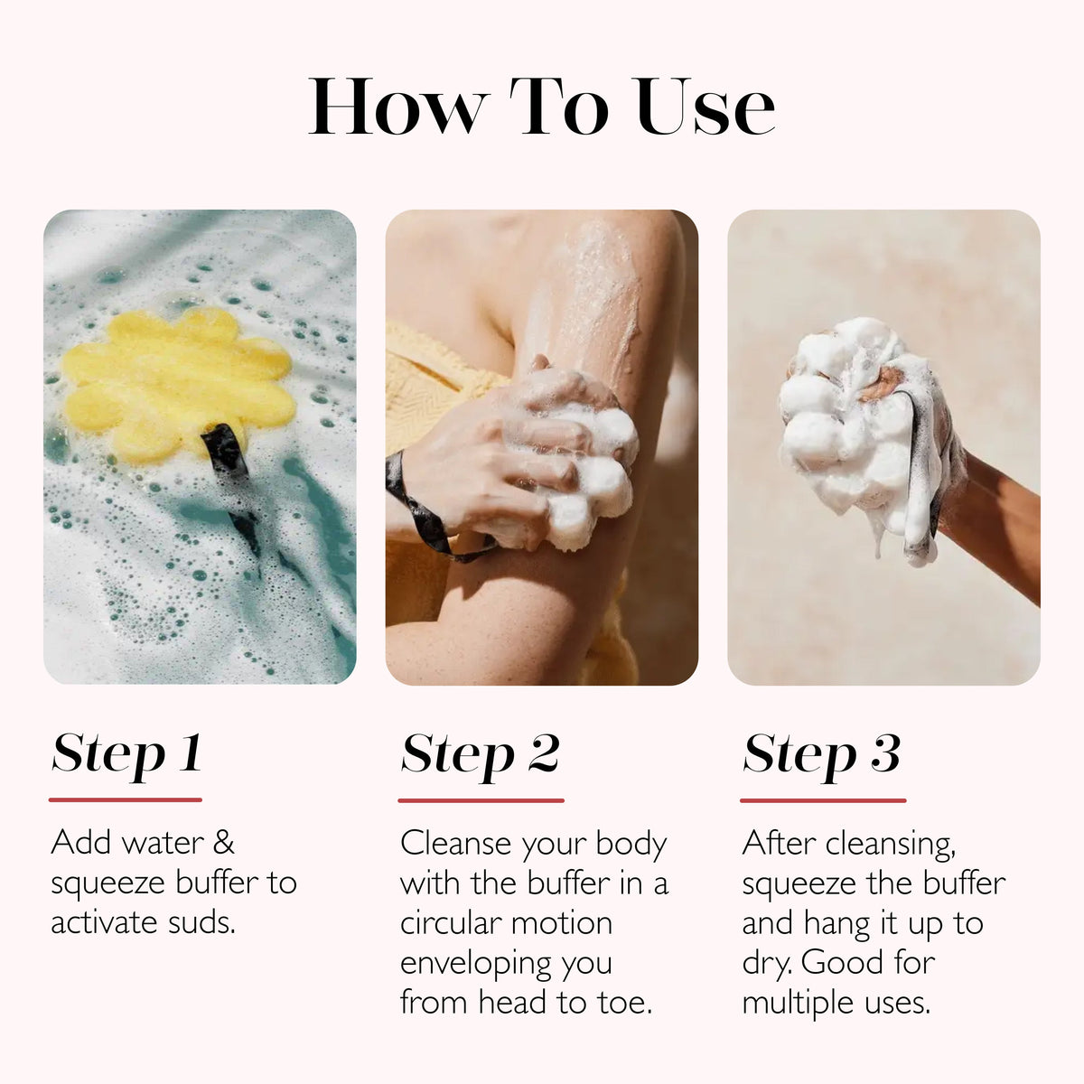 Spongellé Wild Flower Bath Sponge, French Lavender | Body Wash Buffer