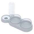 Raised Pet Feeder with Water Fountain