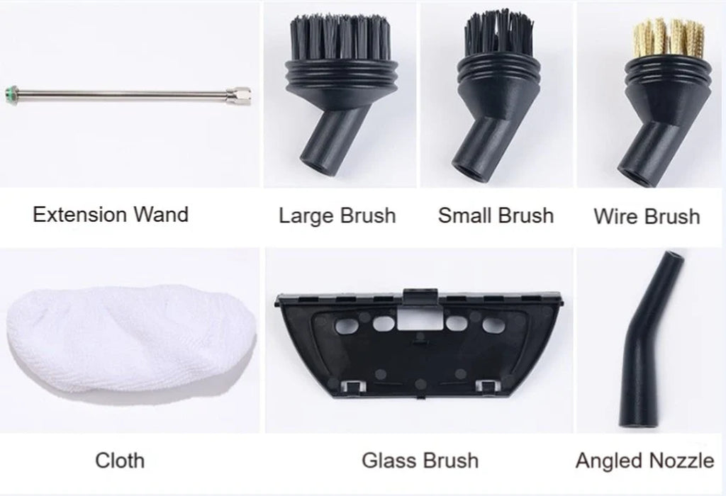 2500W Handheld Steam Cleaner High Pressure Household Car Detailing Steam Cleaning Machine with Cleaning Tools US Standard