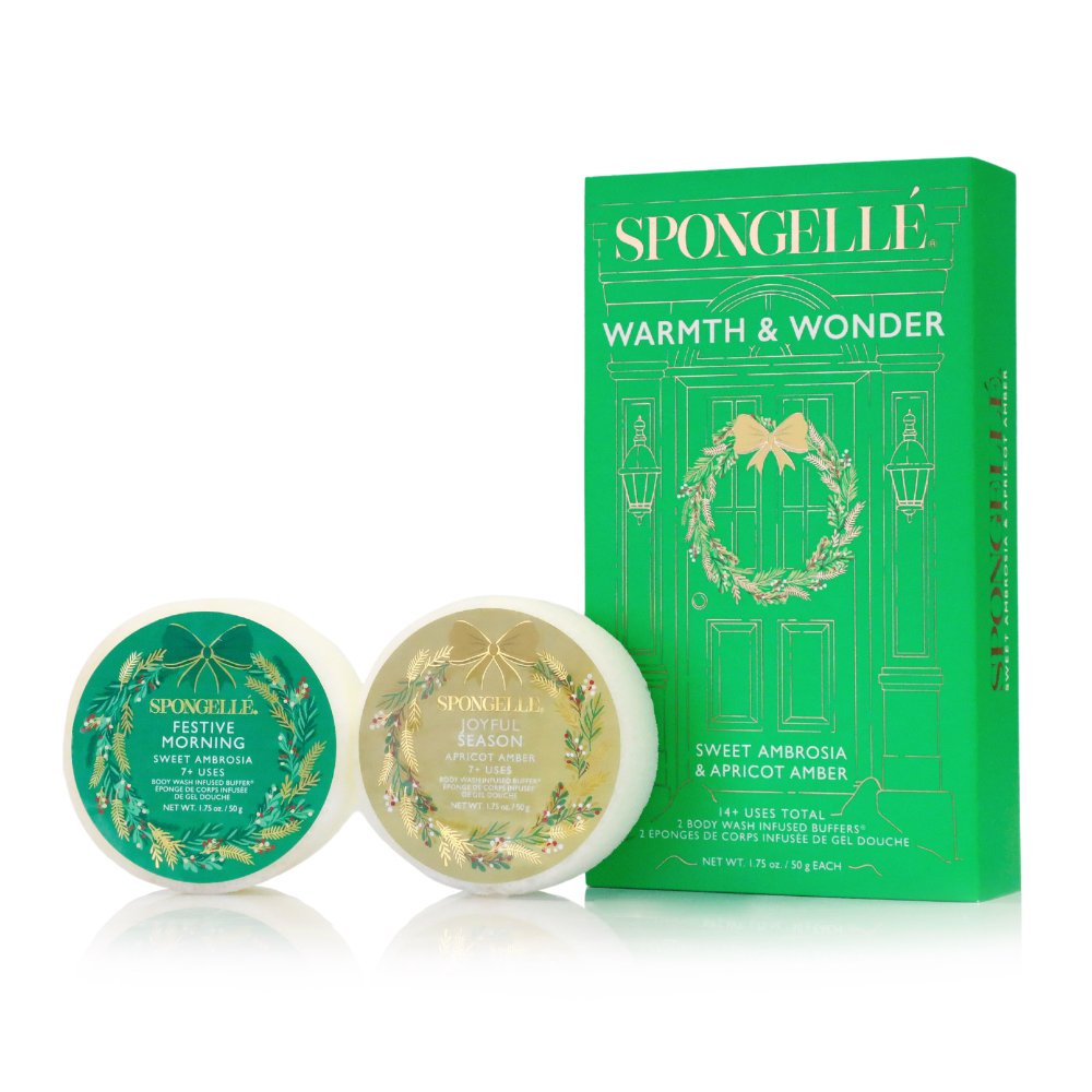 Spongellé Warmth & Wonder Holiday Wreath Gift Set
