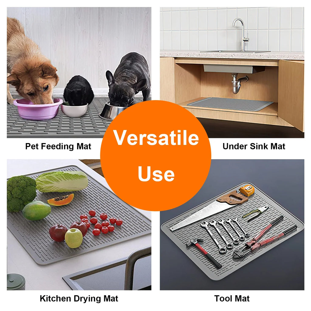 1Pc 27.95X19.69In Electric Stove Cover Silicone Stove Mat Glass Stove Top Protector 464 Fahrenheit Heat Resistant Dishwasher Safe Waterproof