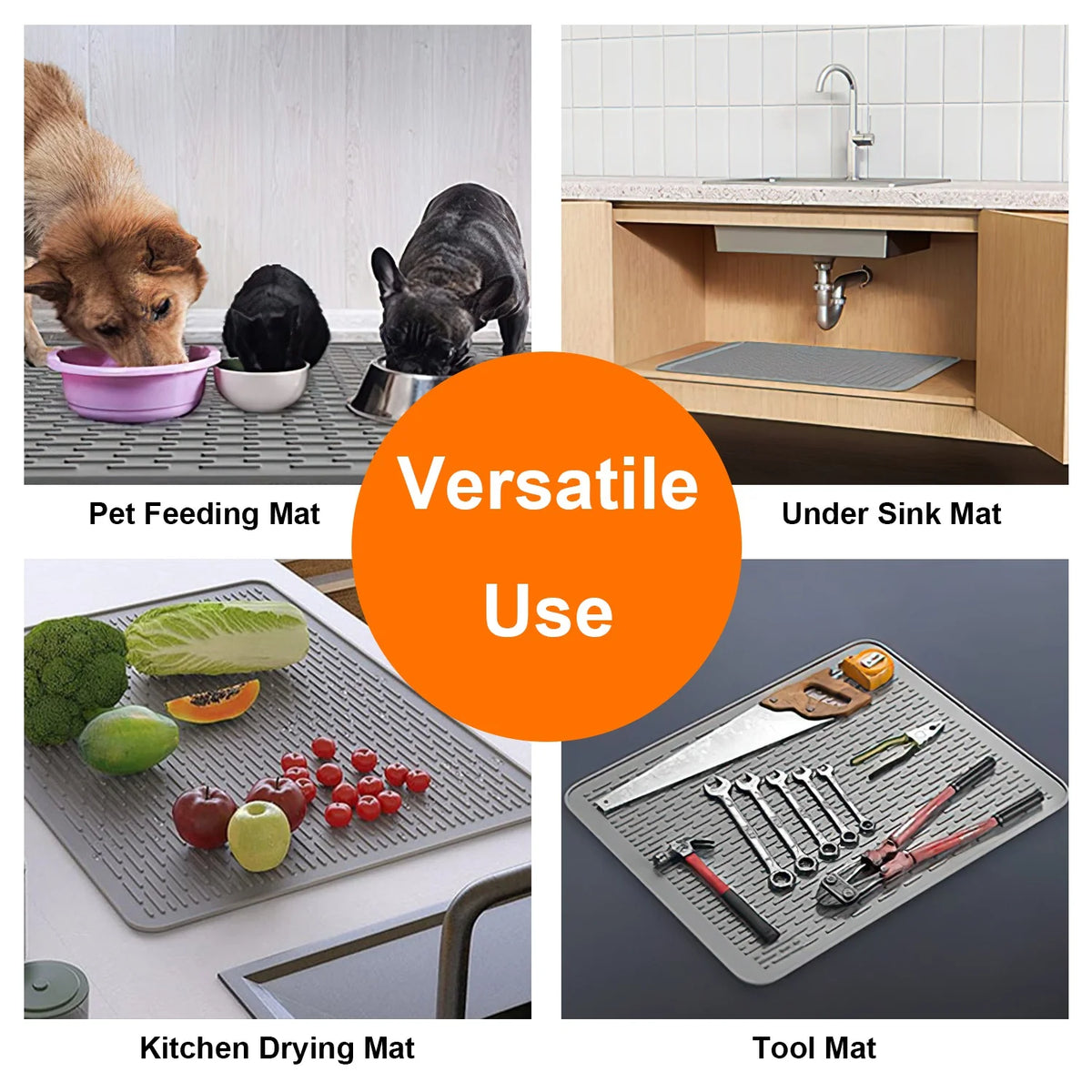 1Pc 27.95X19.69In Electric Stove Cover Silicone Stove Mat Glass Stove Top Protector 464 Fahrenheit Heat Resistant Dishwasher Safe Waterproof