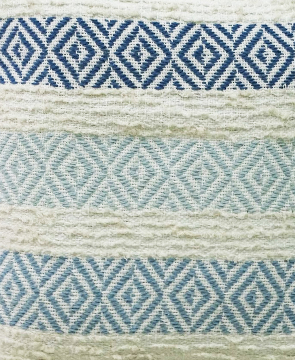 Handwoven Cotton Stripe Throw Pillow - 20 × 20 in, Insert Included