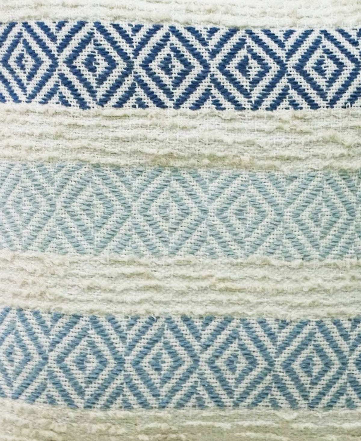 Handwoven Cotton Stripe Throw Pillow - 20 × 20 in, Insert Included