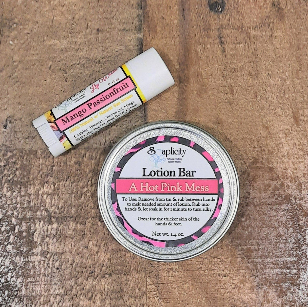 Soaplicity Lip Balm & Lotion Bar Gift Set