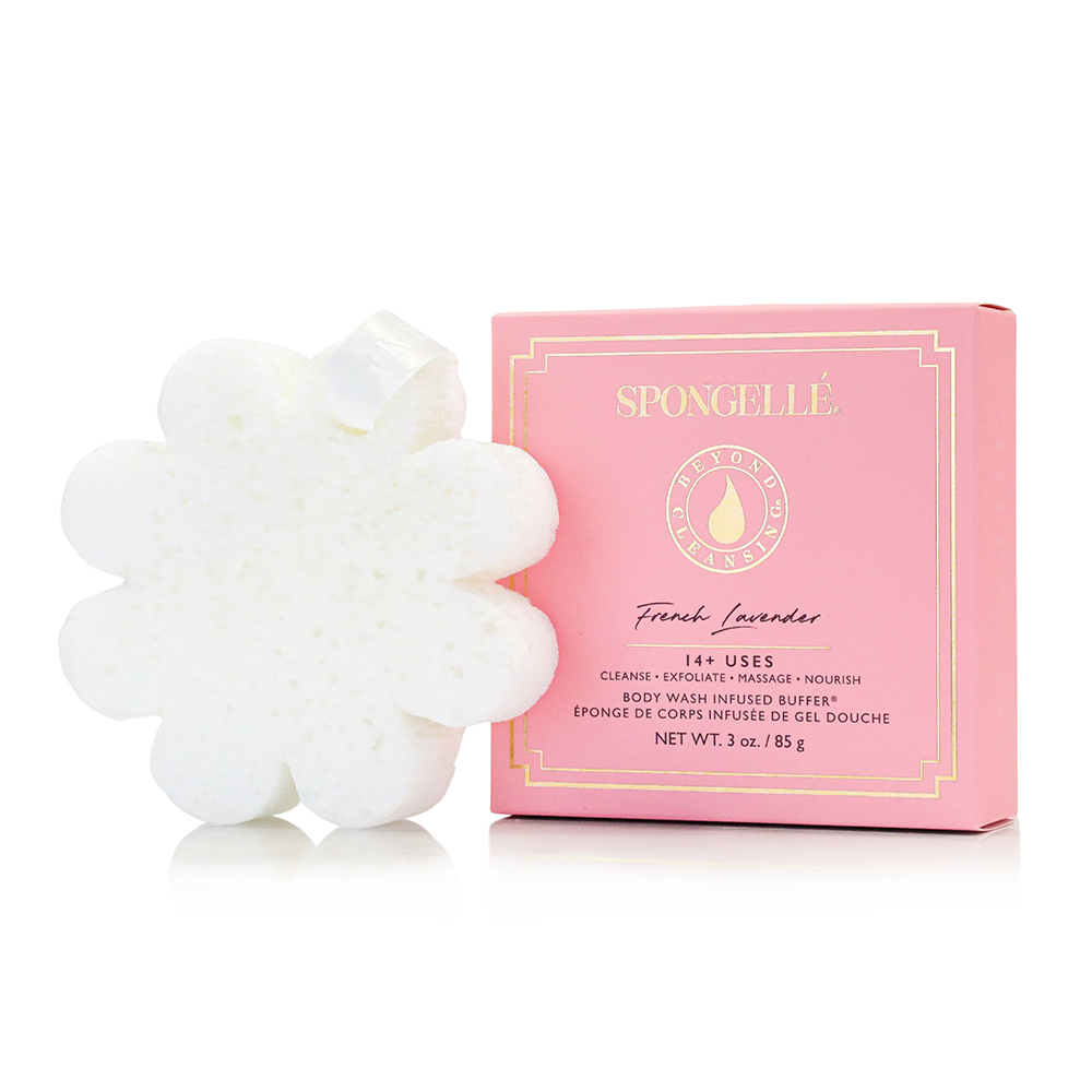 Spongellé Fresh Boxed Flower Gift Set | 3 Body Wash Buffers