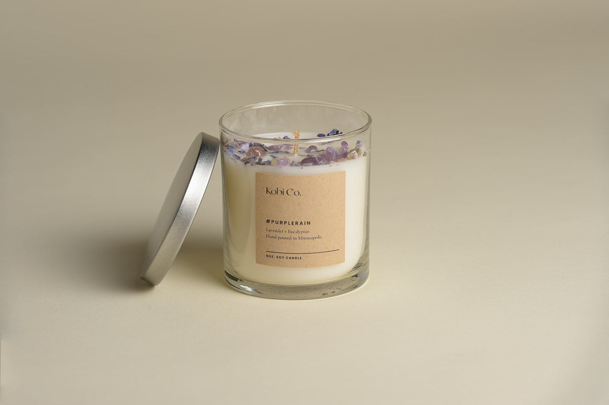 Self-Care Gift Box for Women | Lavender Soy Candle, Bath Bomb & 3-in-1 Spray
