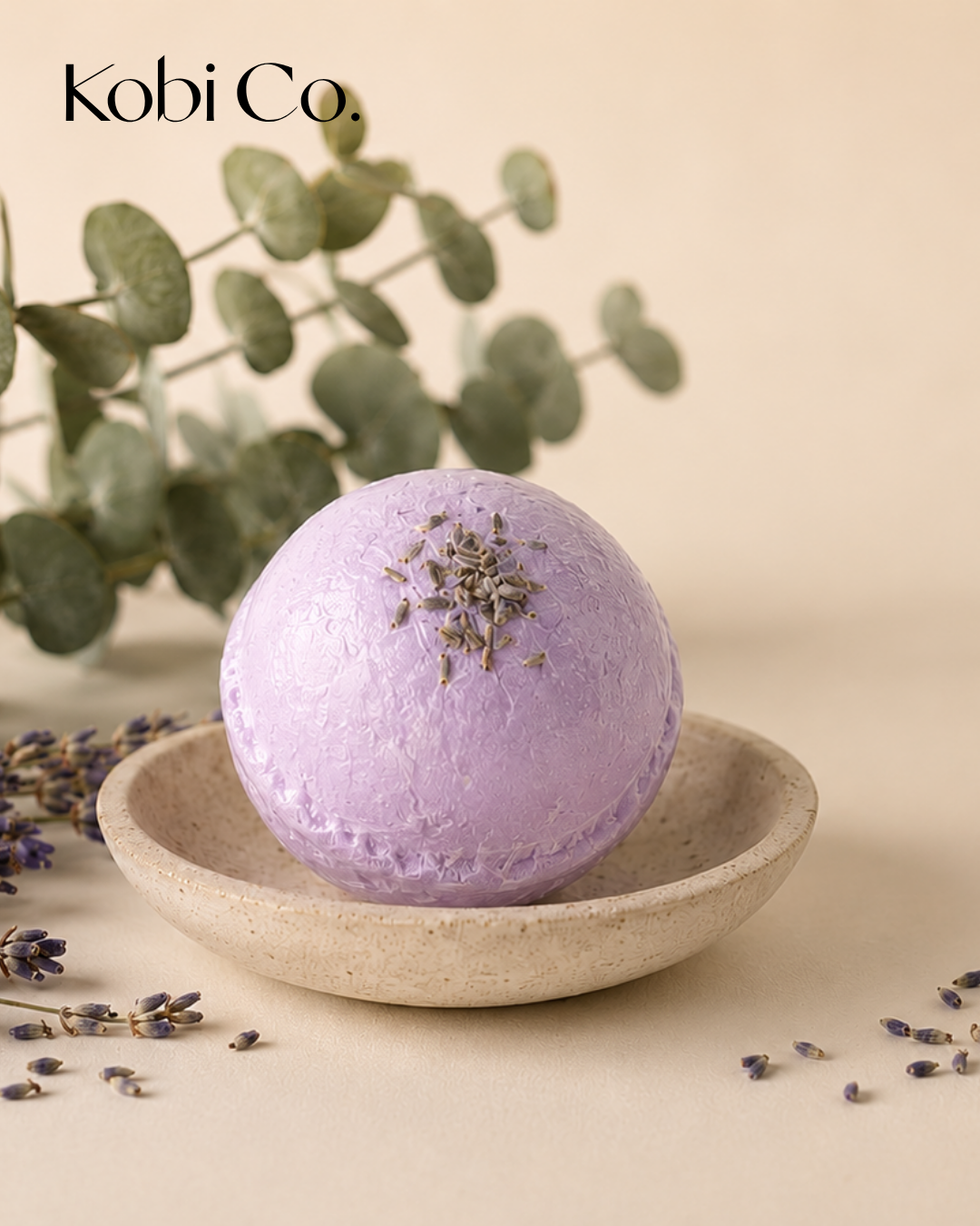 Self-Care Gift Box for Women | Lavender Soy Candle, Bath Bomb & 3-in-1 Spray