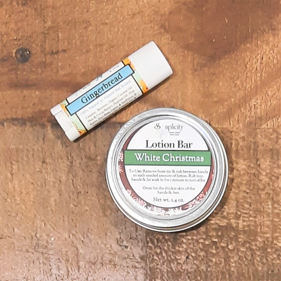 Soaplicity Lip Balm & Lotion Bar Gift Set