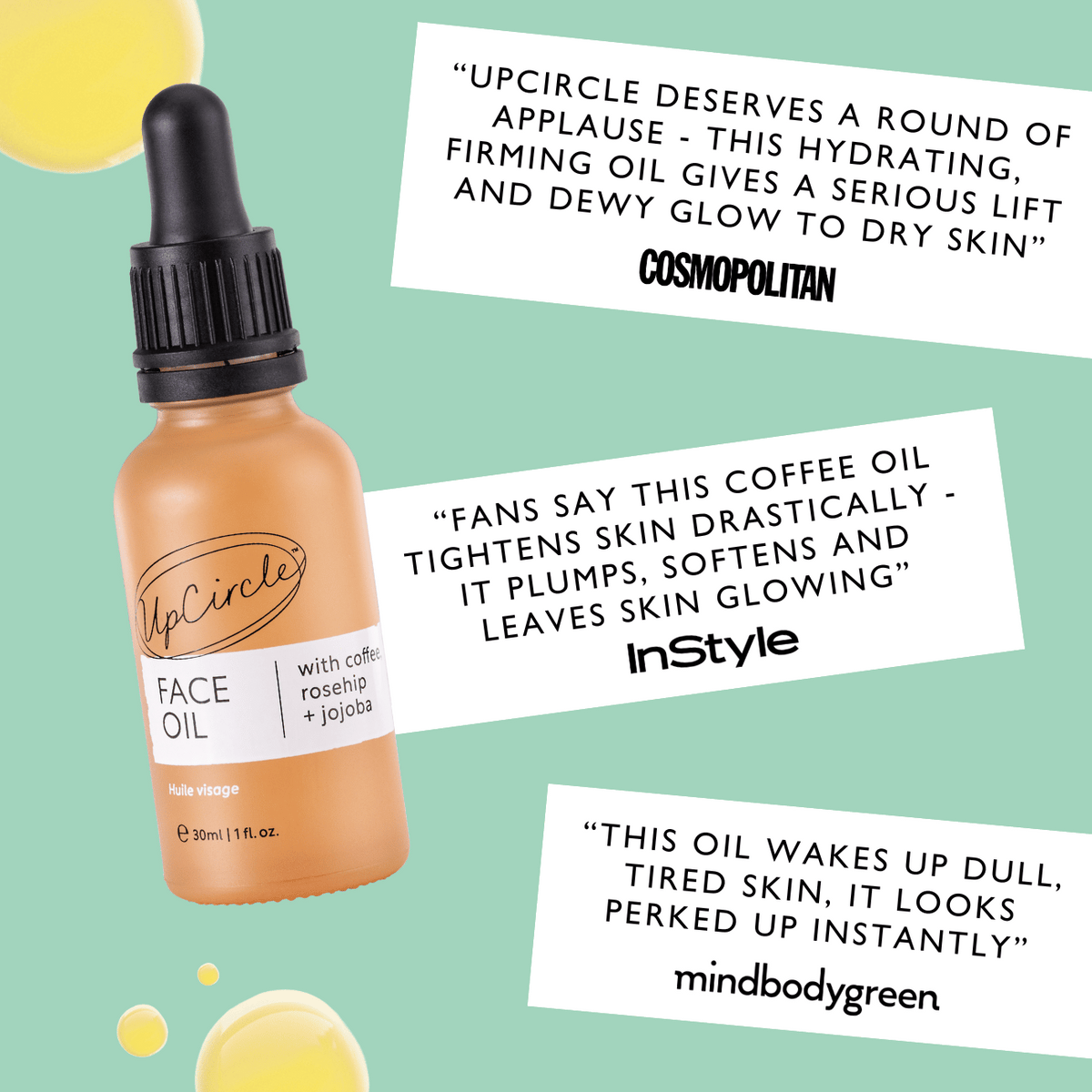 UpCircle Caffeinated Duo Gift Set + Eye Roller