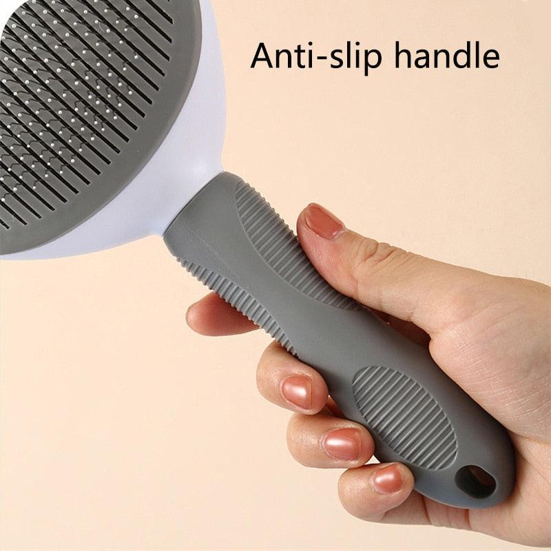 Self-Cleaning Pet Grooming Brush