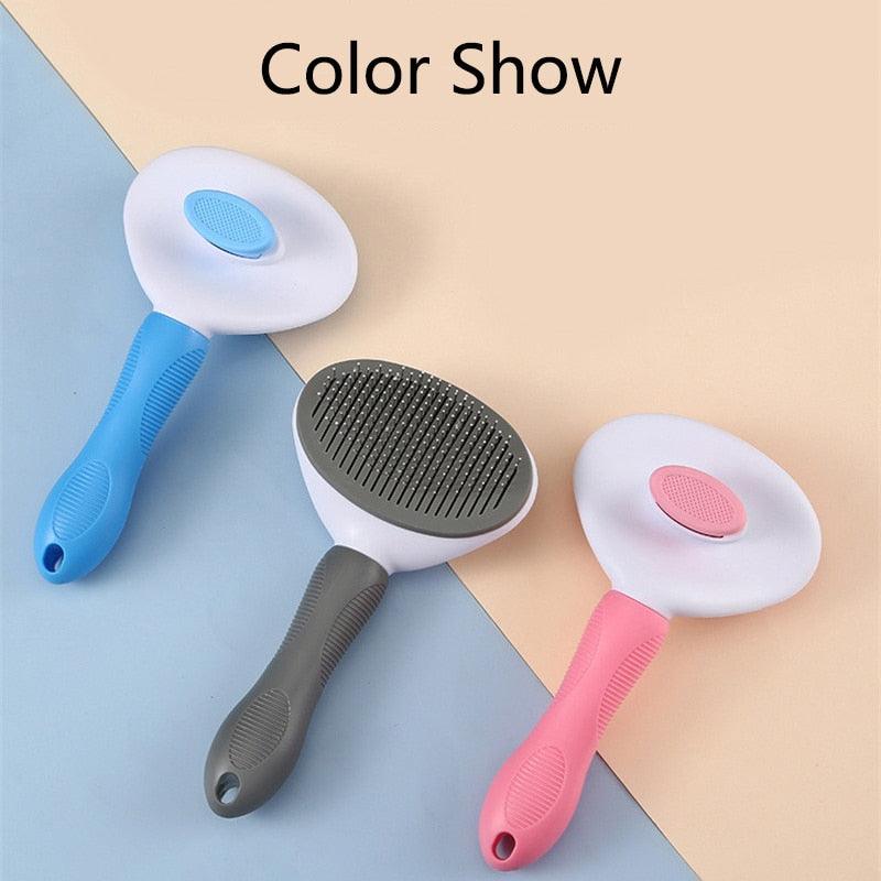 Self-Cleaning Pet Grooming Brush