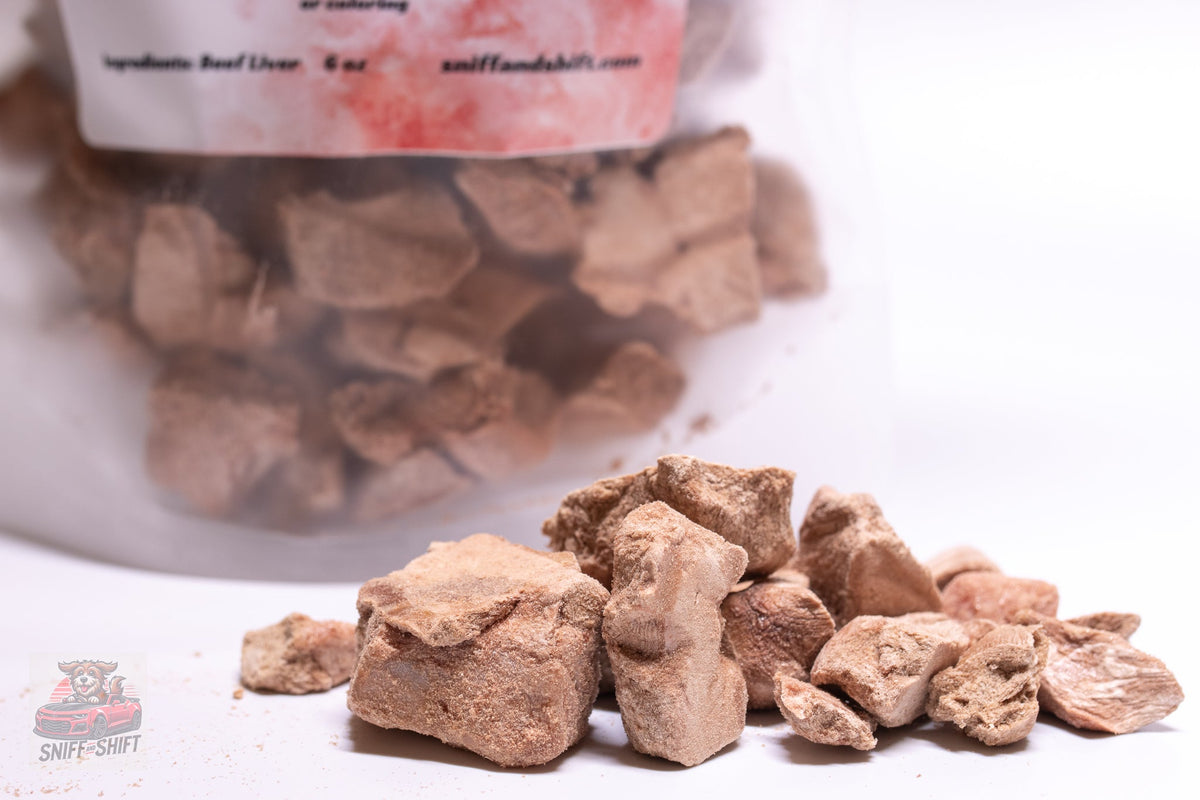 Freeze-Dried Beef Liver Dog Treats: Single Ingredient
