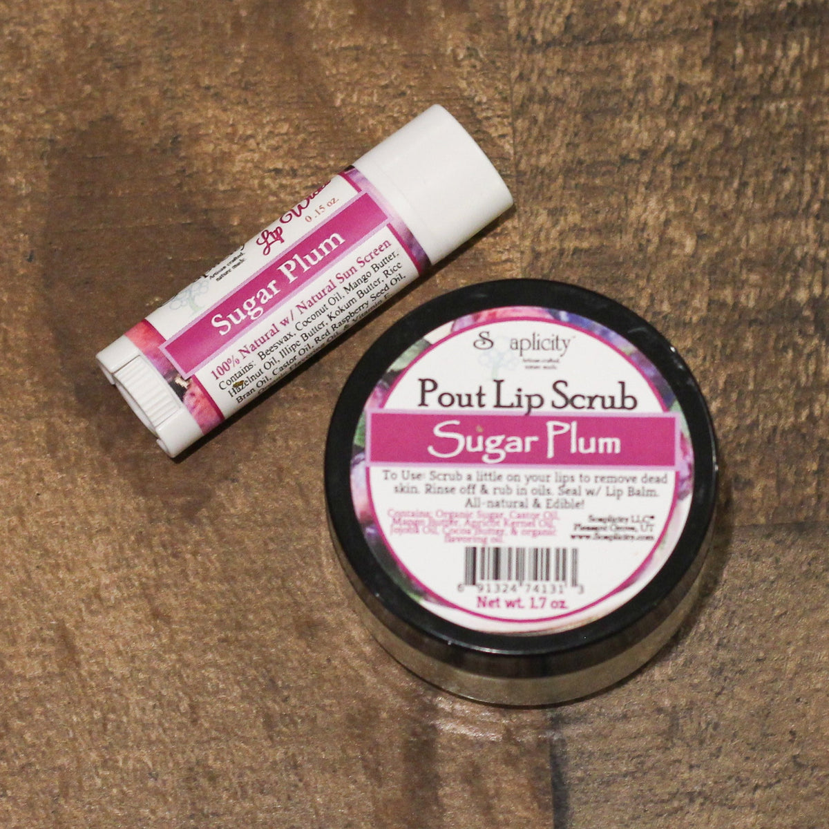 Soaplicity Lip Balm & Lotion Bar Gift Set