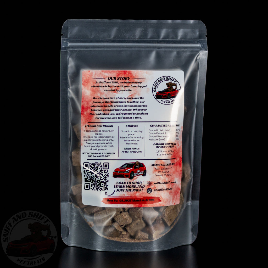 Freeze-Dried Beef Liver Dog Treats: Single Ingredient