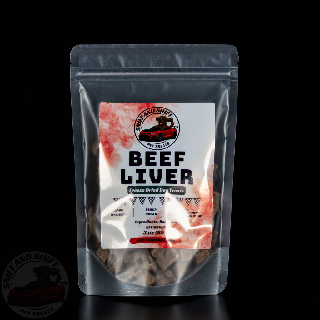Freeze-Dried Beef Liver Dog Treats: Single Ingredient