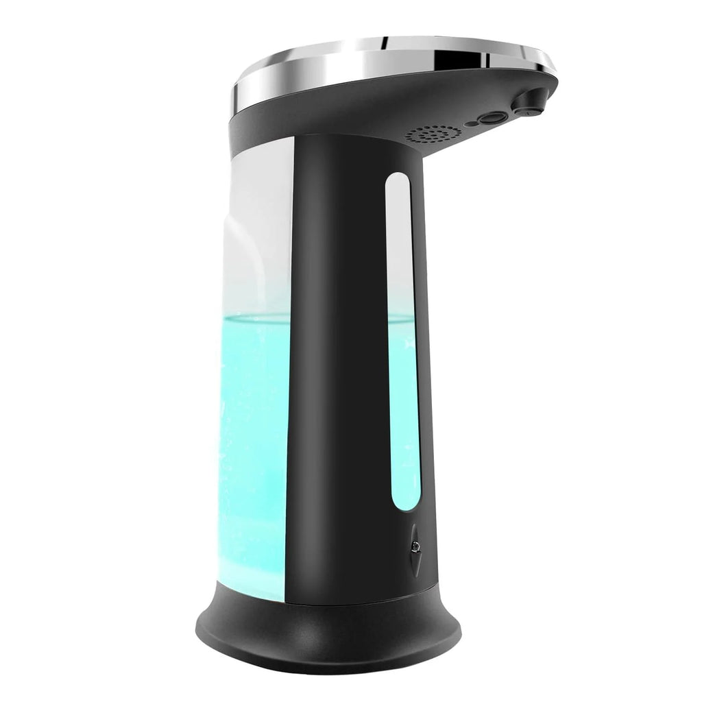 1Pc Automatic Soap Dispenser 400ML 16.9OZ Anti-Slip Sensor Refillable Hand Gel Desktop Dispenser 2 Drop Volume Adjustment
