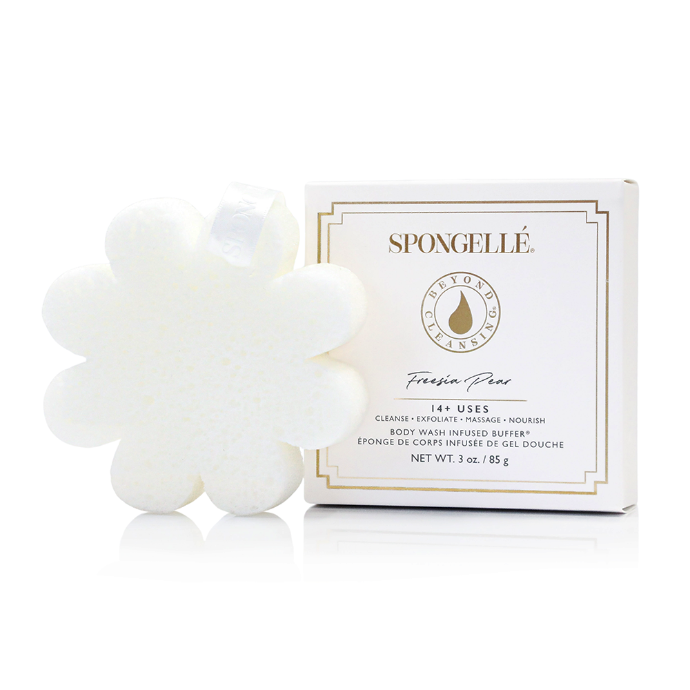 Spongellé Fresh Boxed Flower Gift Set | 3 Body Wash Buffers