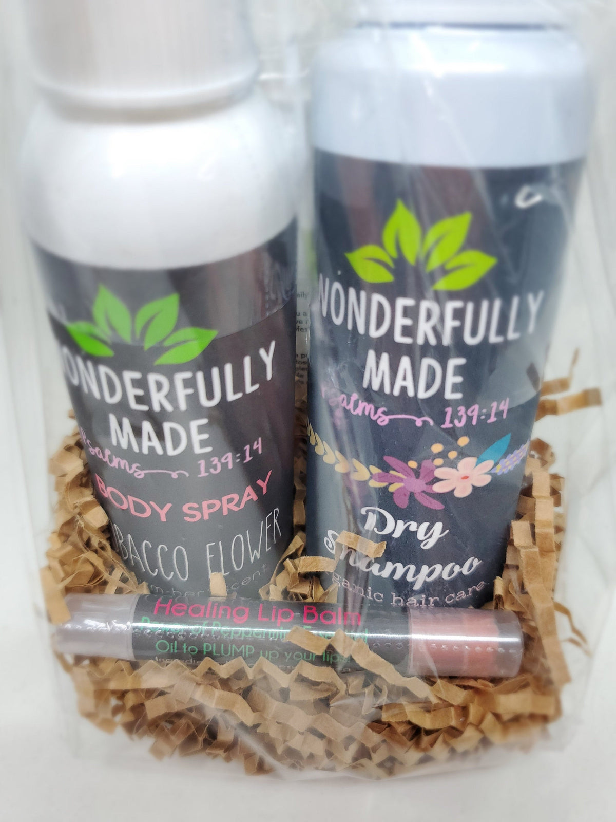 Spa Gift Basket for Her | Body Spray, Dry Shampoo & Tinted Lip Balm
