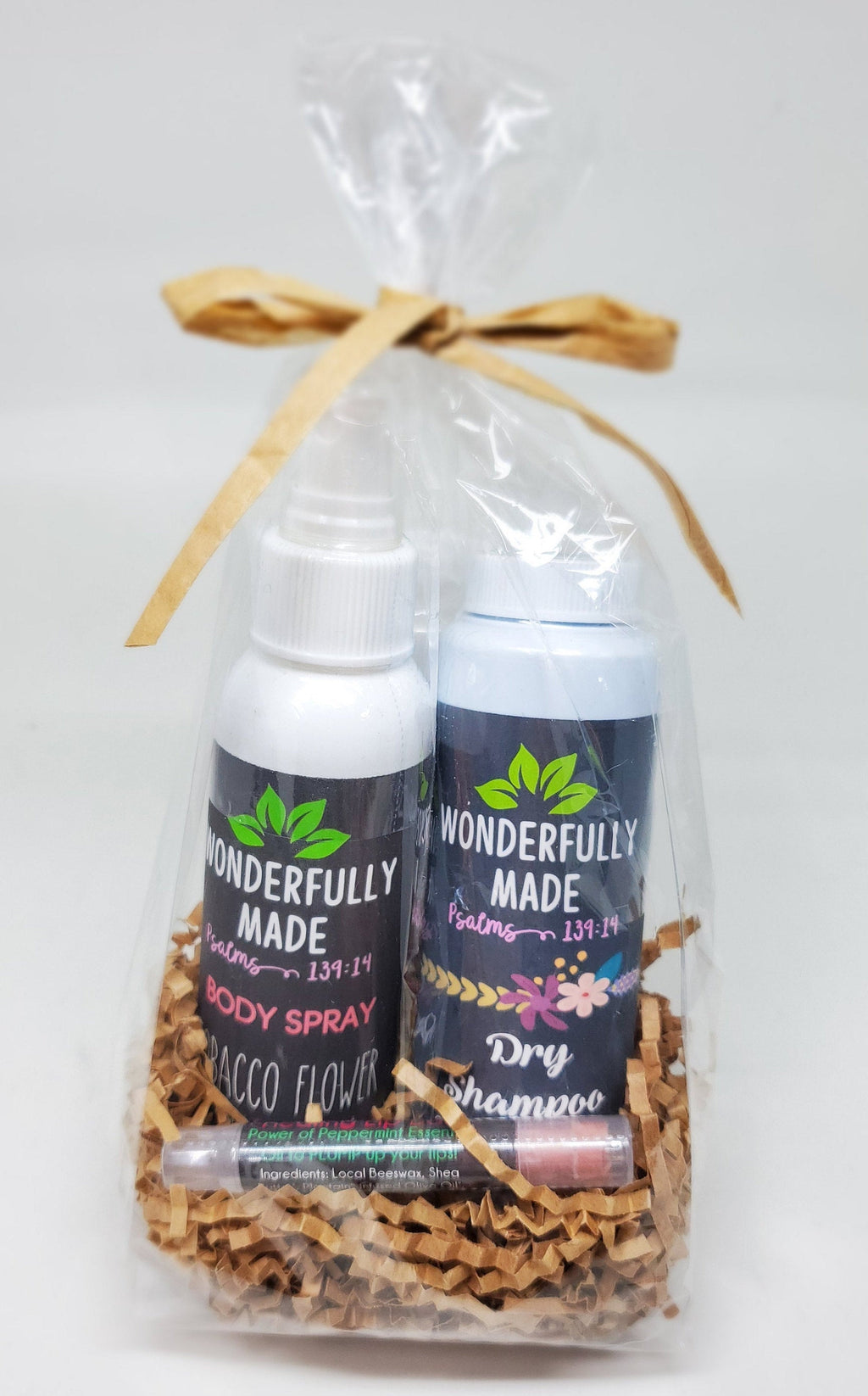 Spa Gift Basket for Her | Body Spray, Dry Shampoo & Tinted Lip Balm